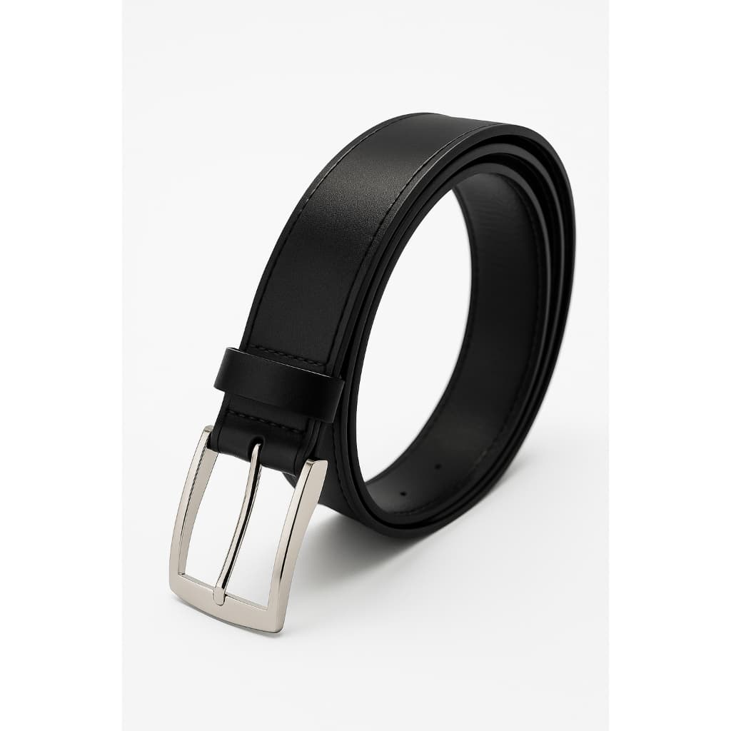 Cinto De Couro Genuíno Masculino Elegante Social Durável com Fivela  Casual de Negócios, Tamanhos Extendidos