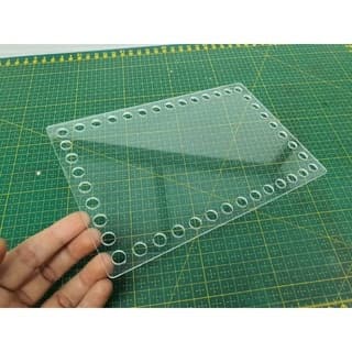 BASE CROCHE 30X40 CM - ACRILICO 2MM DE ESPESSURA