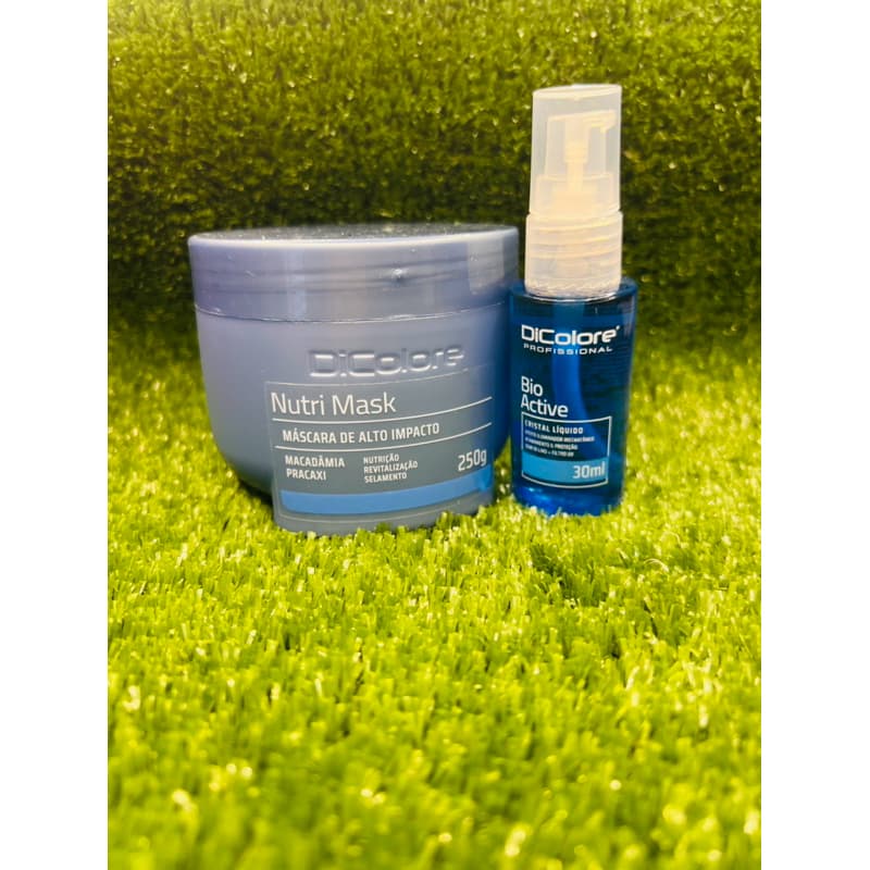 Kit Dicolore Nutri Mask + Bio Active Óleo Capilar ✨ Nutrição profunda + brilho intenso ✨