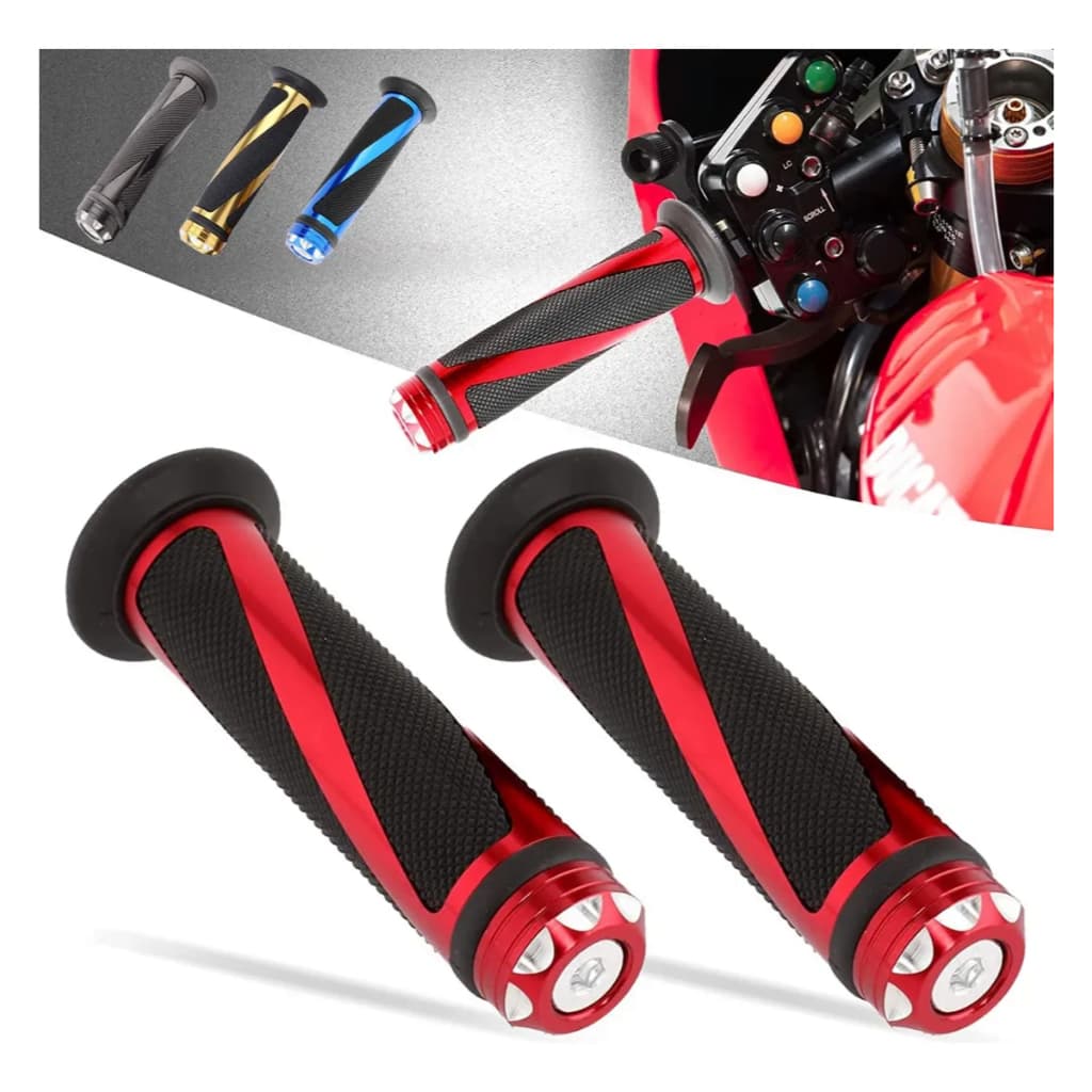 Manopla Para Guidão de Moto Guidão Modelo Esportivo - Acessórios para Moto Universal- Par