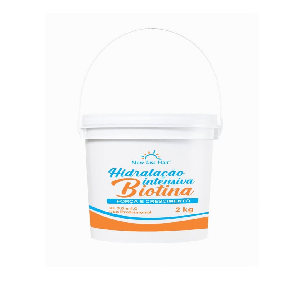 MÁSCARA CRESCIMENTO ACELERADO 2KG HIDRATAÇÃO INTENSIVA BIOTINA NEW LISS HAIR