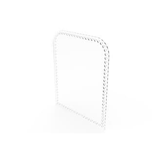 Base Crochê Mochila 25x31cm Acrílico 2mm Kit 2 Unidades Frente e Verso