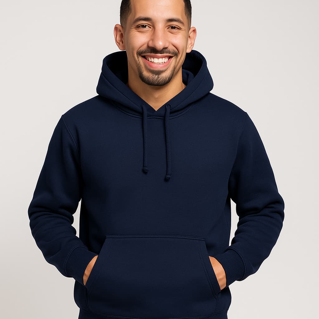 Moletom Canguru Unissex Blusa com Capuz Inverno Roupa Masculina Confortável Quente Coleção