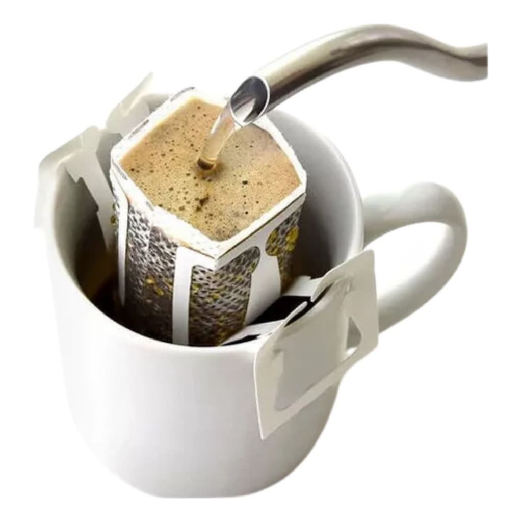 100 Coador De Café Filtro Dose Única Individual Descartável
