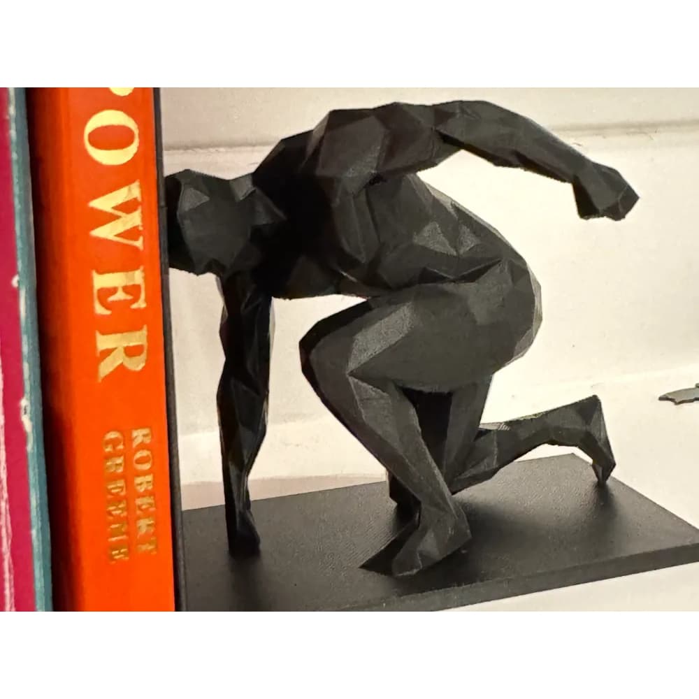 Aparador de Livros Super-Herói em Pose de Ataque - Decoração Casa Estantes Rack Prateleiras