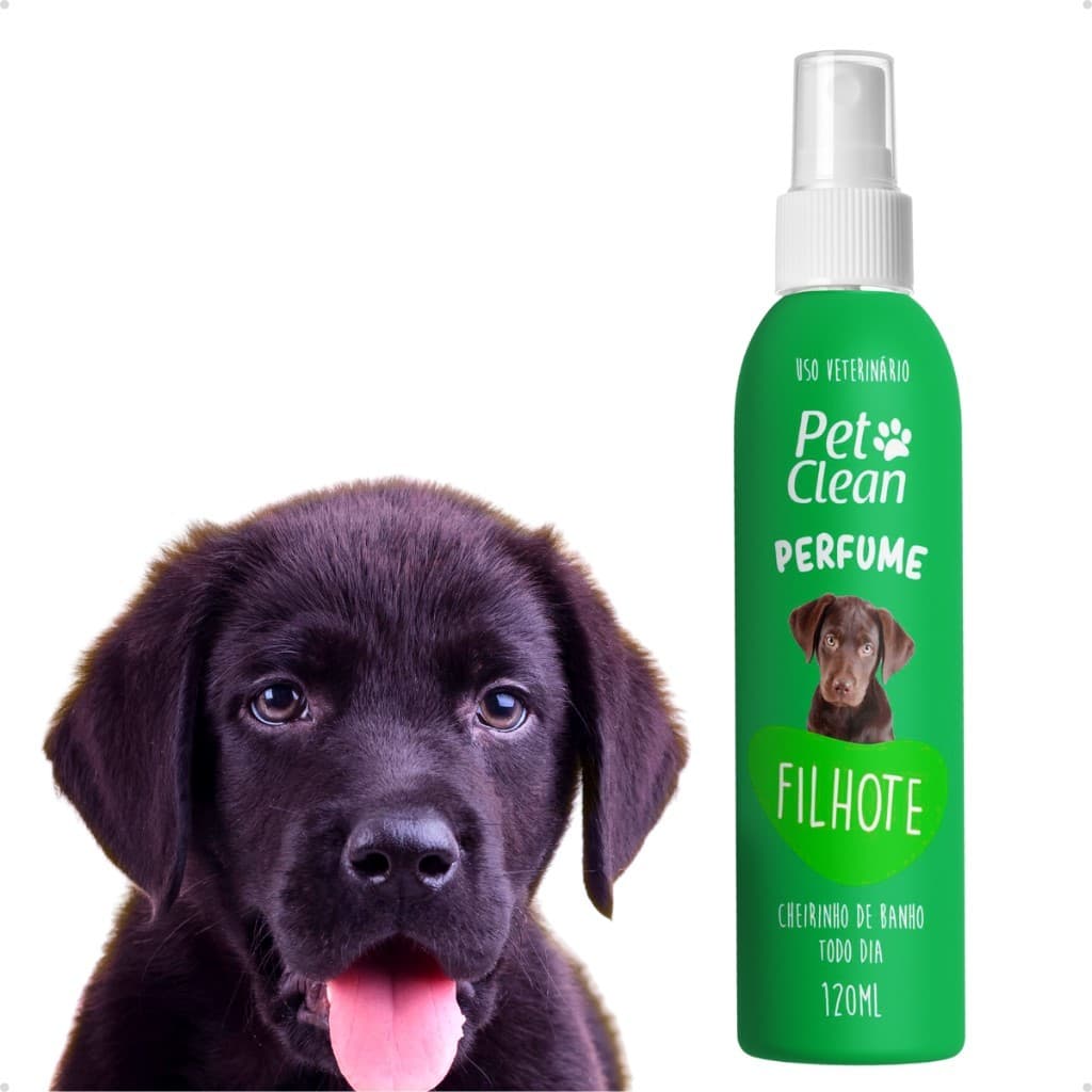 Perfume Colônia Spray Pet Shop para Cachorro/Cães e Gato Pet Clean - 120 ml