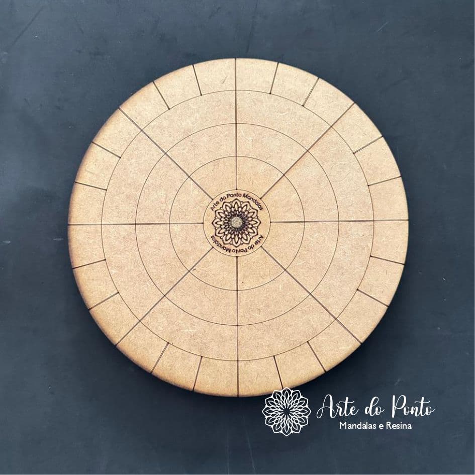 🌀 Base Giratória em MDF 25cm e 35cm para Mandalas