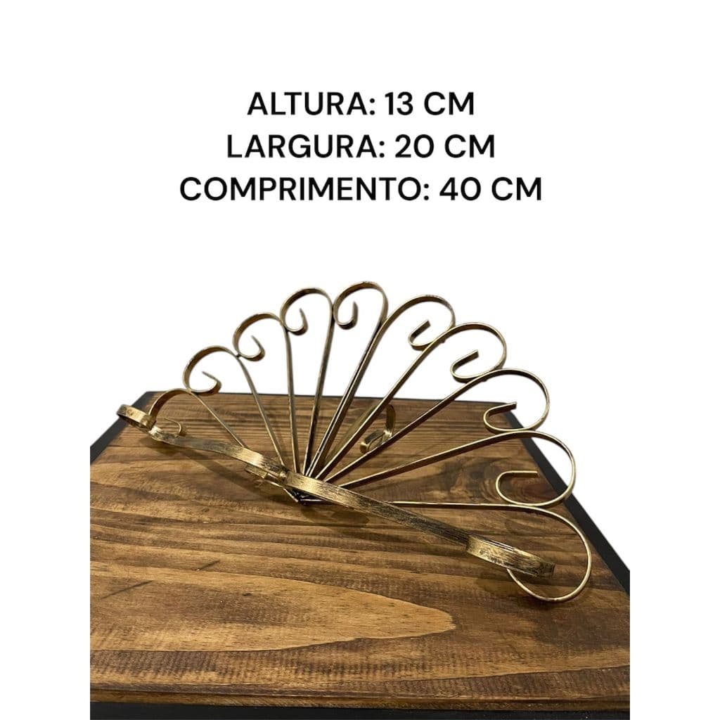 Suporte para biblia expositor de livros de ferro ouro velho
