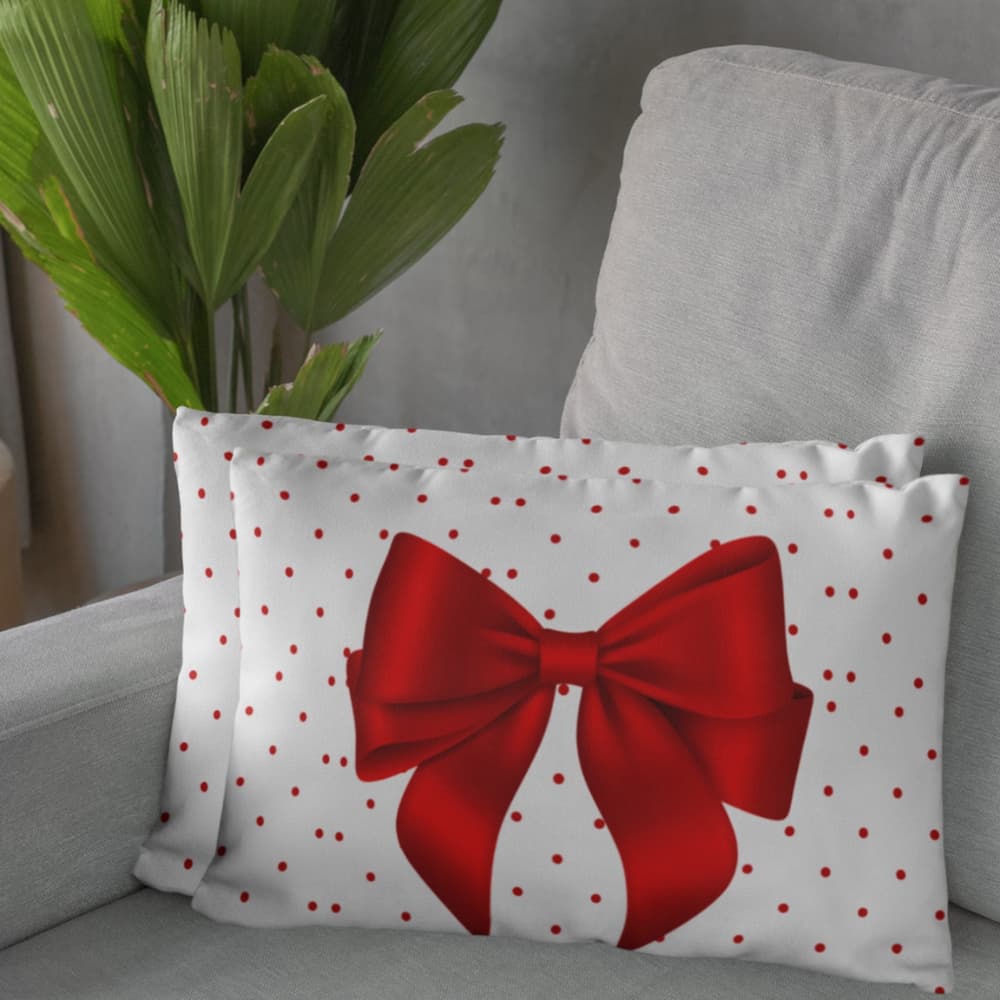 Fronha Travesseiro Kit 2 peças 50x70 Decorativa Estampa Laços