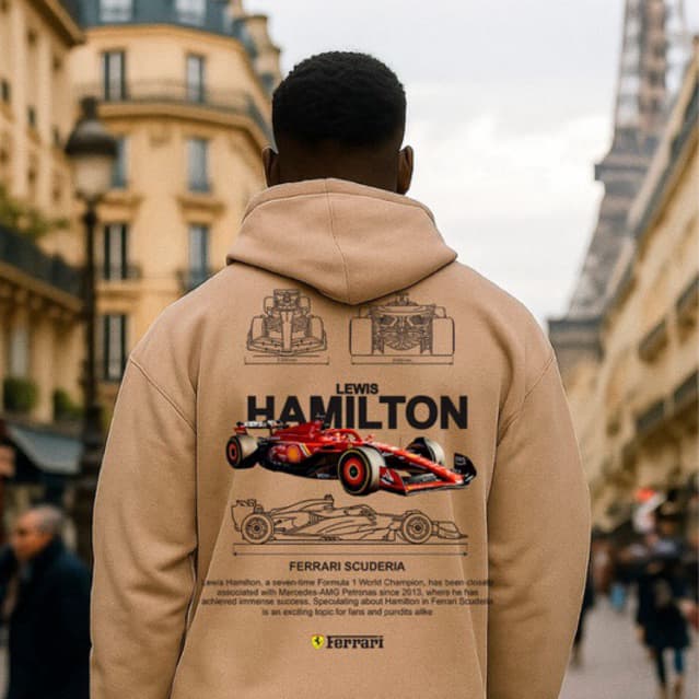 Moletom Canguru Unissex Lewis Hamilton