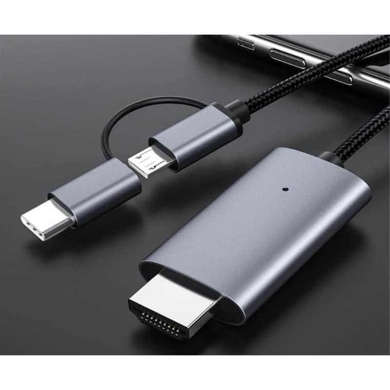 Cabo LD39 HDMI para Celular - Espelhe seu celular na TV
