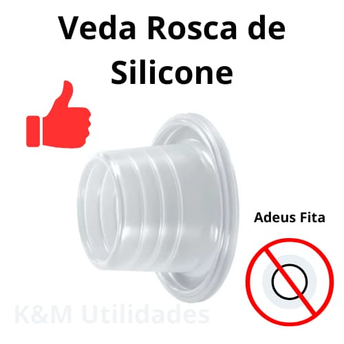 Kit Vedante de Rosca Silicone Torneira  selador Borracha  Rosca 1/2 e 3/4 veda rosca  kit 10/20/30