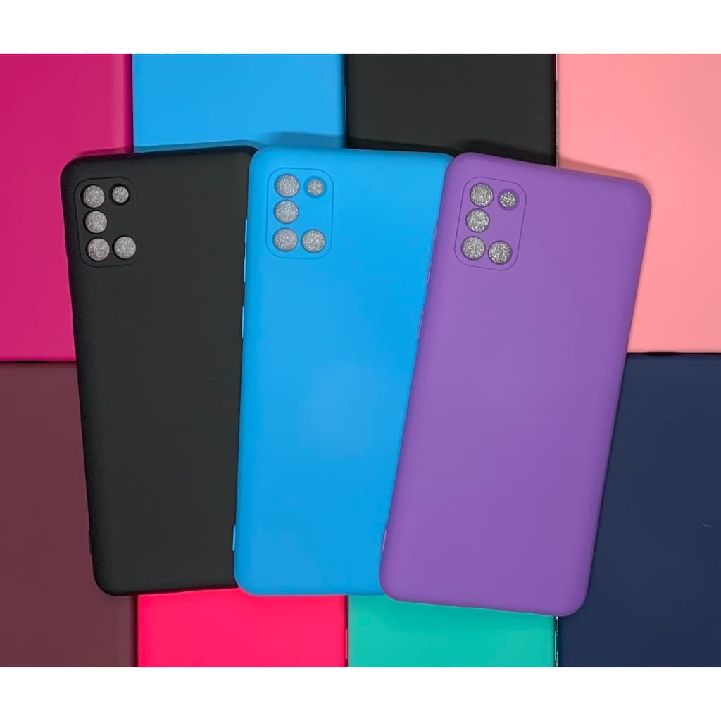 Capa para Samsung Galaxy A31 Ou capinha + Pelicula 3D Case Aveludado