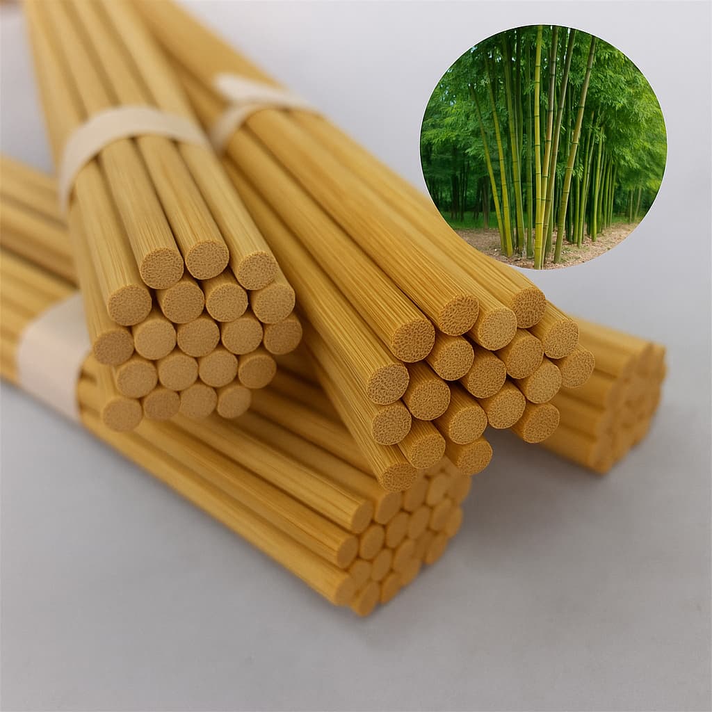 Vareta de Bambu para Estaquear 40cm - 24 unidades
