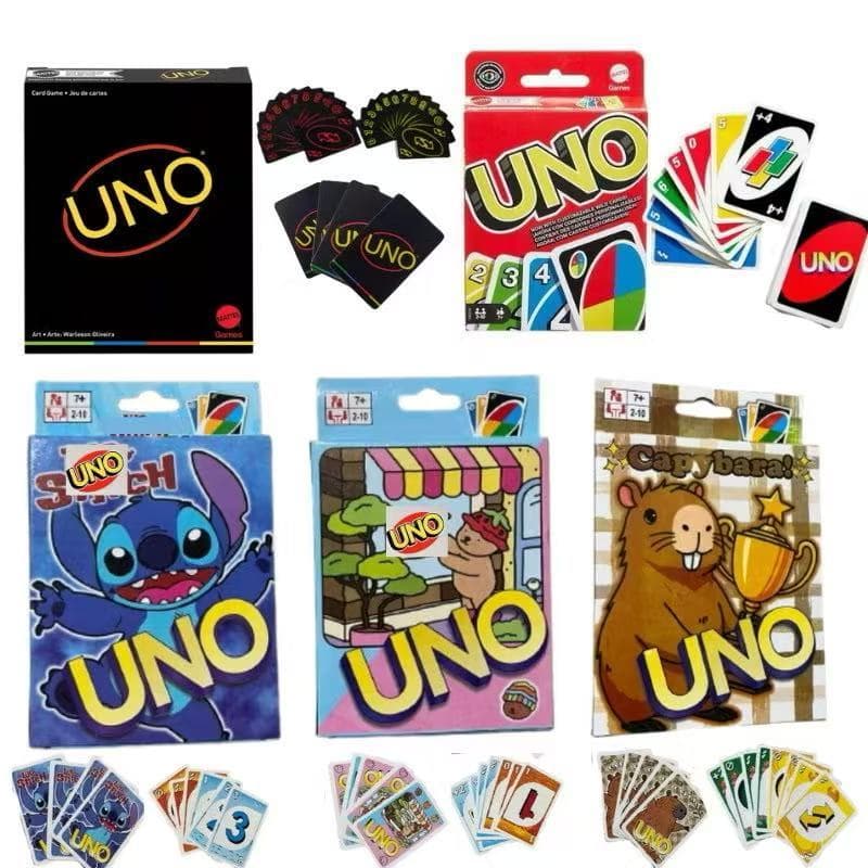 Jogo de Carta UNO para Diversão em Família Baralho  com 104 cartas PERSONALIZADO