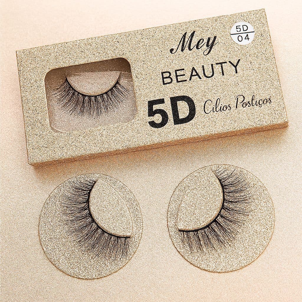 Cilios Postiço Efeito Natural luxo 1 par  Perfeito Cílios Mey Beauty