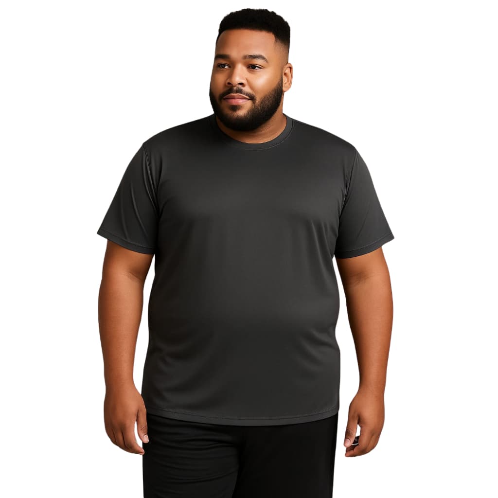 Camisa Camiseta Plus Size Dry Fit Poliéster Corrida Academia Treino Tamanho Grande