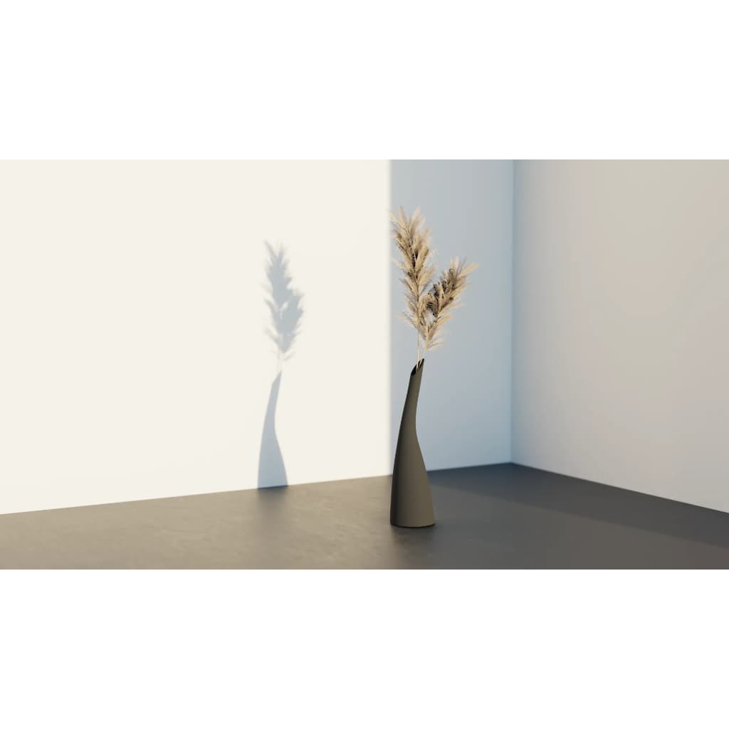 Vaso De Flor Decorativo Moderno De 24,7cm Para Ambientes Internos Como Sala Ou Escritório