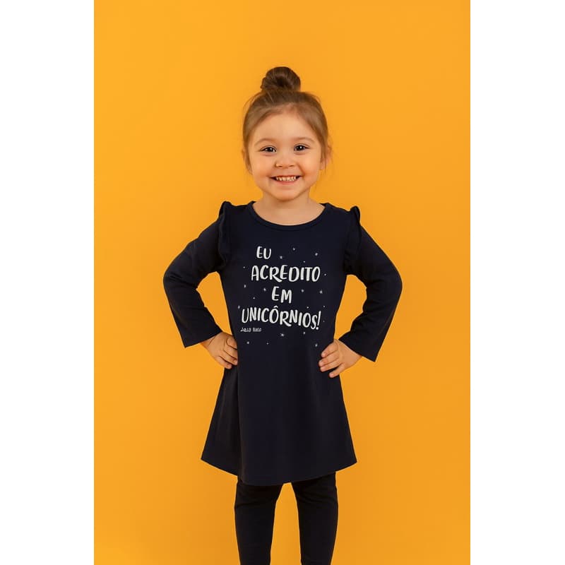 Vestido Infantil Menina Jacalelé Tamanho 2