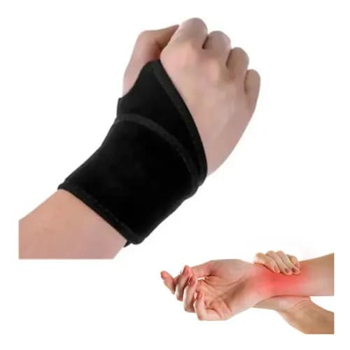 Munhequeira Esportiva com Fecho Ajustável IOF-7407 – Suporte, Conforto e Proteção para Seus Treinos!
