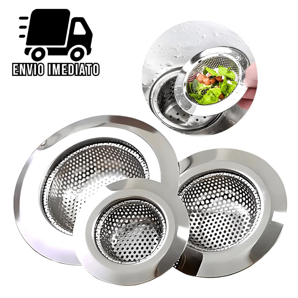 Ralo para Pia ou Tanque em Aço Inox – Encaixe Universal, Alta Durabilidade e Fácil Limpeza
