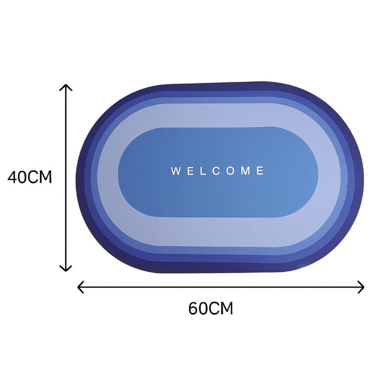 Tapete Antiderrapante Magico Absorvente Entrada Microfibra
