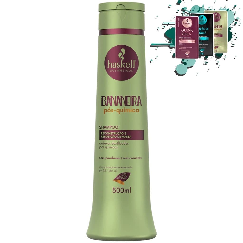 Shampoo 500ml Pós Química Bananeira Haskell