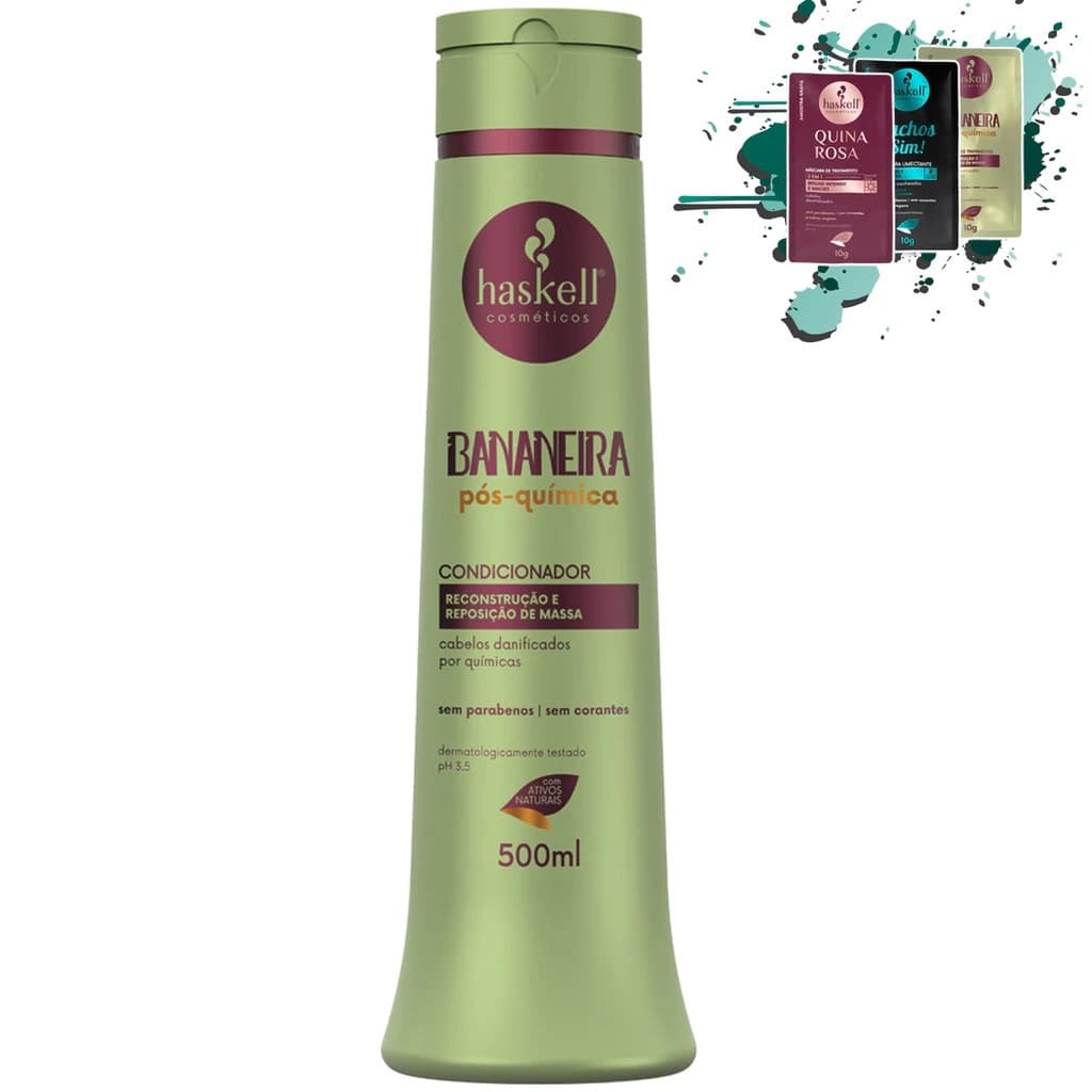 Condicionador 500ml Pós Química Bananeira Haskell