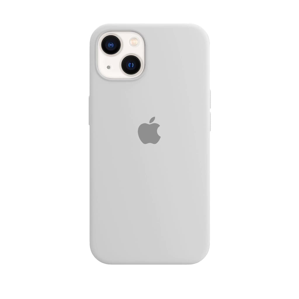 Capa Celular Compatível Iphone 13 Silicone + Película Vidro 3D Frontal Aberta