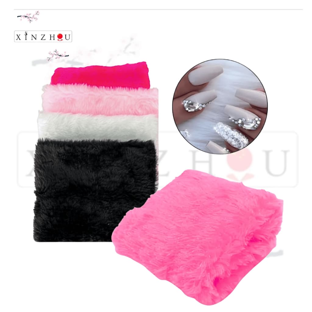 Tapete Pelúcia para Fotos de Unhas Manicure