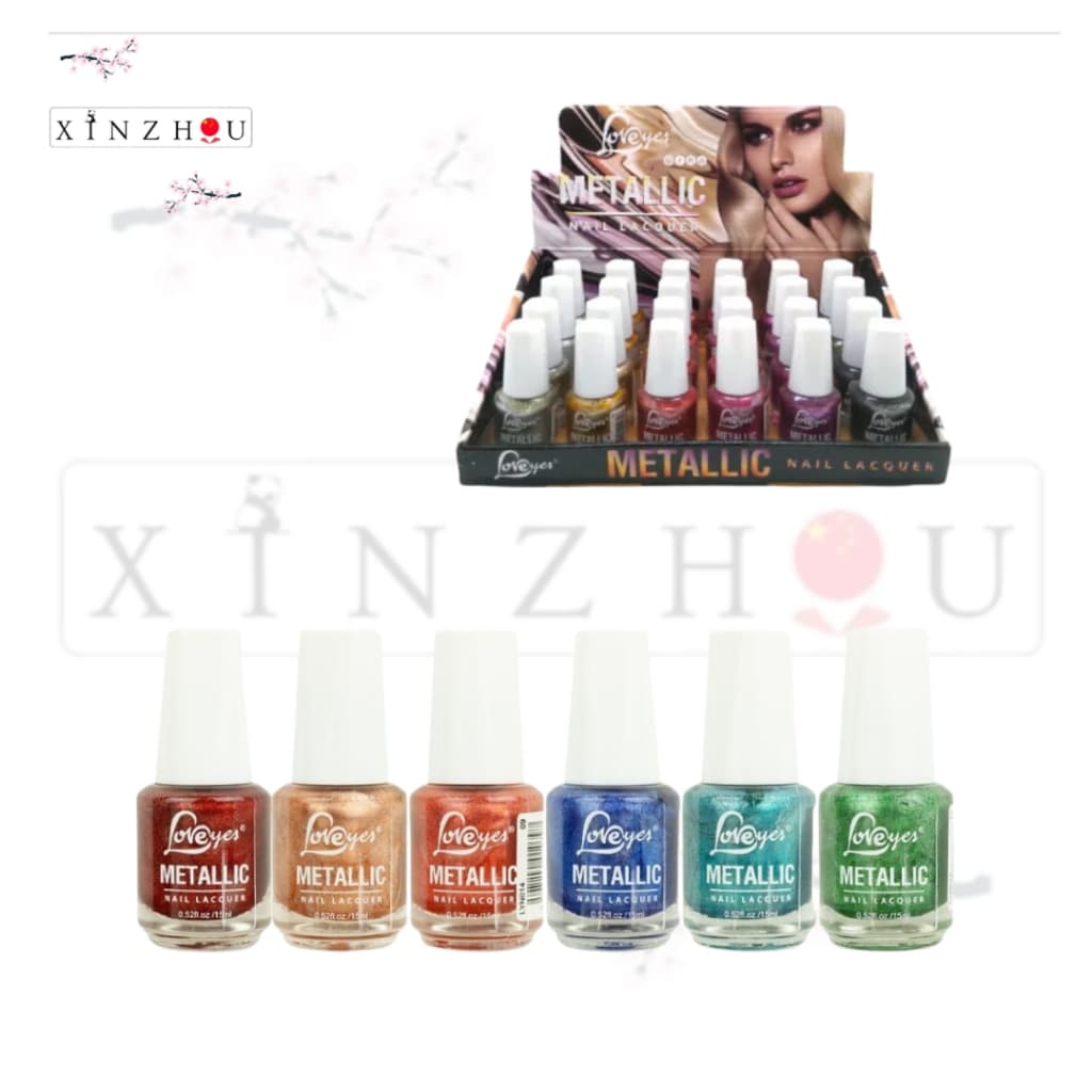 Esmalte Metallic Colors LoveYes 24 Unidades 15ml