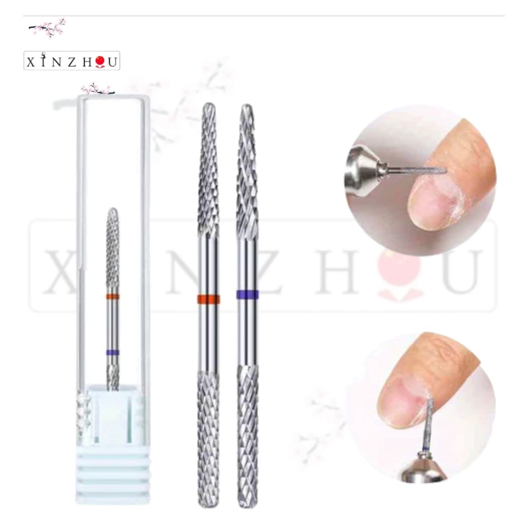 Broca Multifuncional para Unhas, com Dupla Ponta em Carboneto de Tungstênio