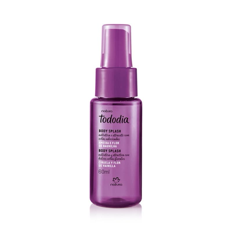 Body Splash Natura Tododia Ameixa e Flor de Baunilha 60 ml