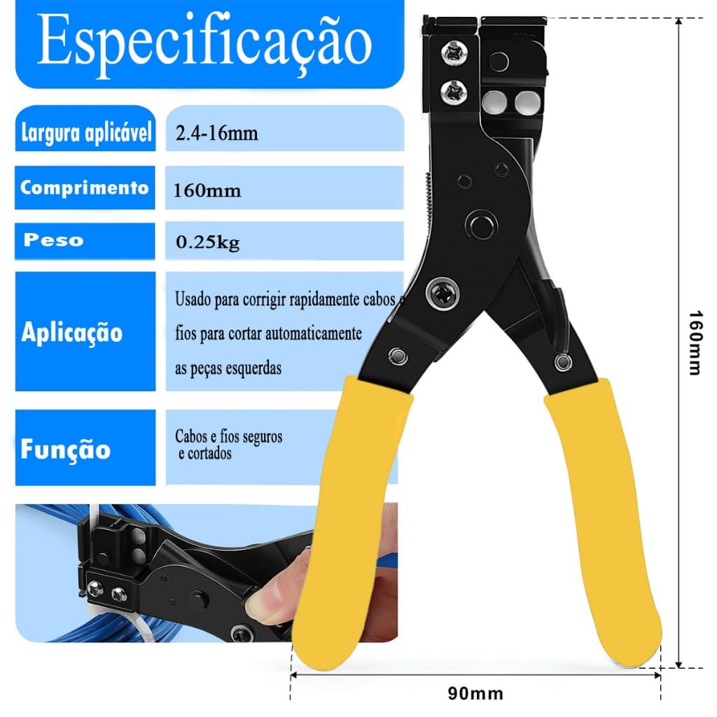 Ferramenta Para Abraçadeira E Abraçadeira Para Abraçadeiras De Plástico Ou Nylon