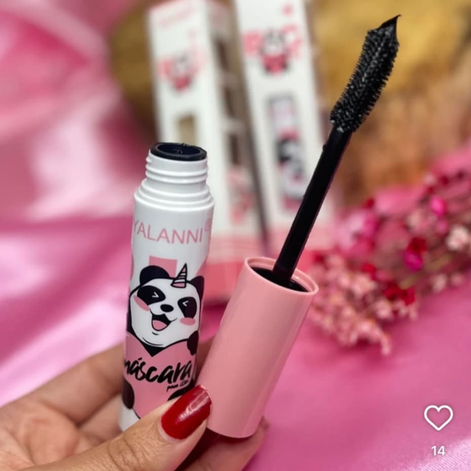 Máscara de Cílios Big No Panda Yalanni ou Febella Volume e Alongamento com Efeito à Prova D’Água