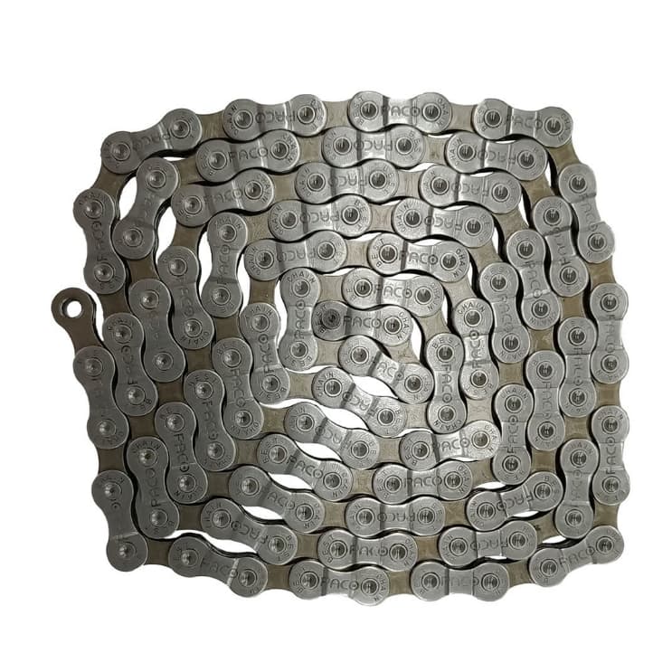 Corrente fina 6v/ 7v/ 8V 18v 21v//24V index 1/2x3/32 116 elos sólidos de pinos sólidos Mtb Bike