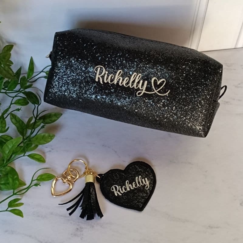 Kit Necessaire estojo box e chaveiro personalizado