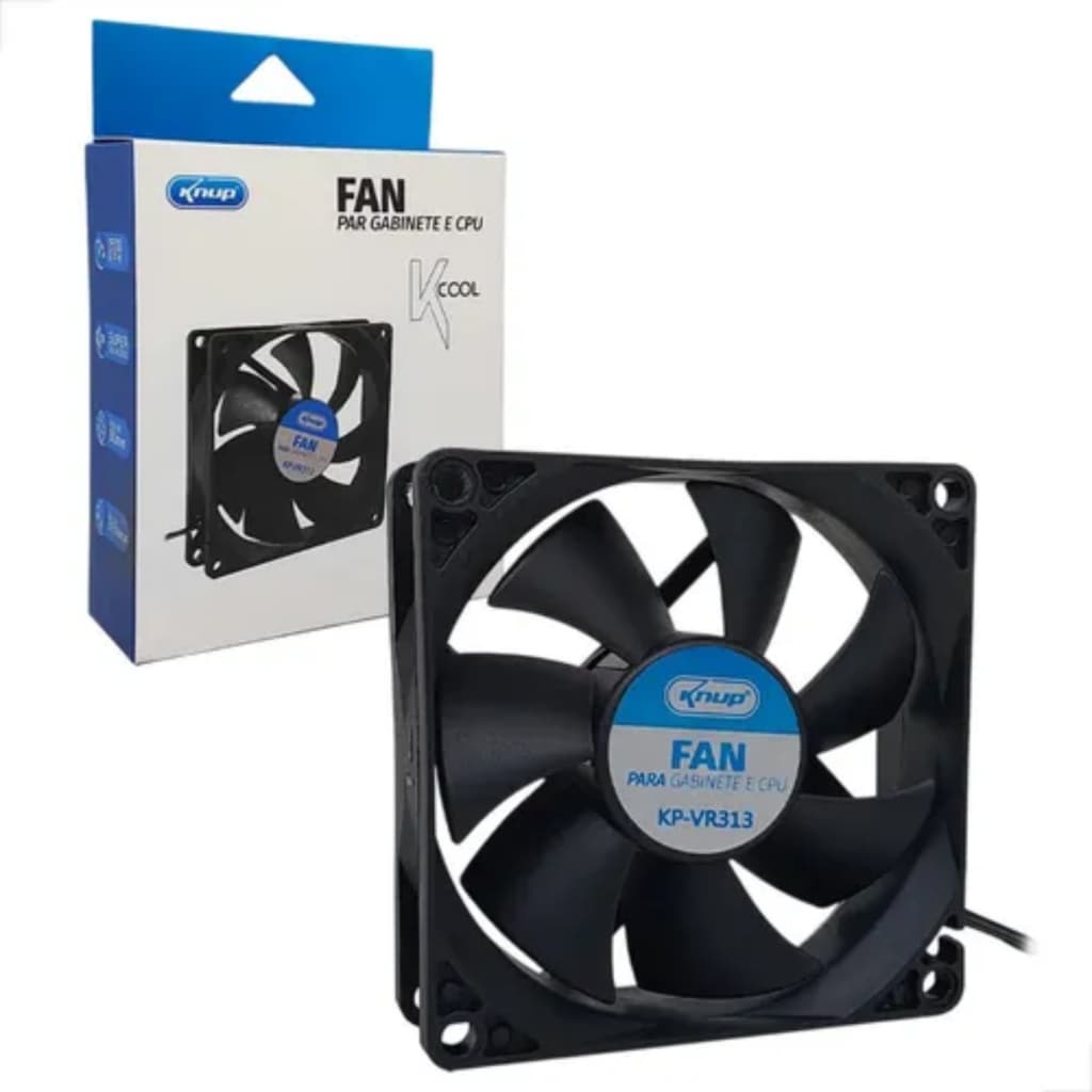 Ventilador Cooler Fan Ventoinha 80x80x15mm 12v