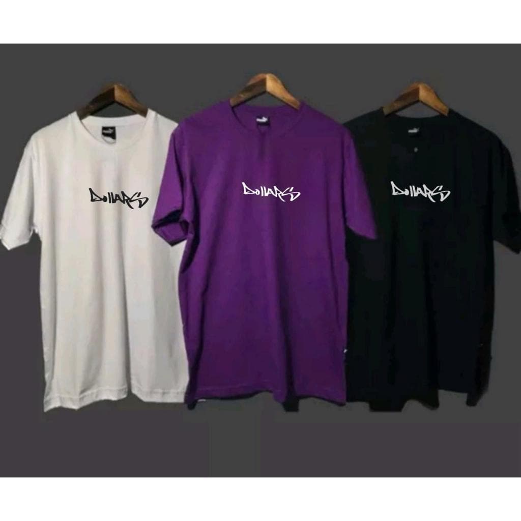 KIT 3 Camisetas Dollars Skate Surf Verão Algodão Promoção Oferta