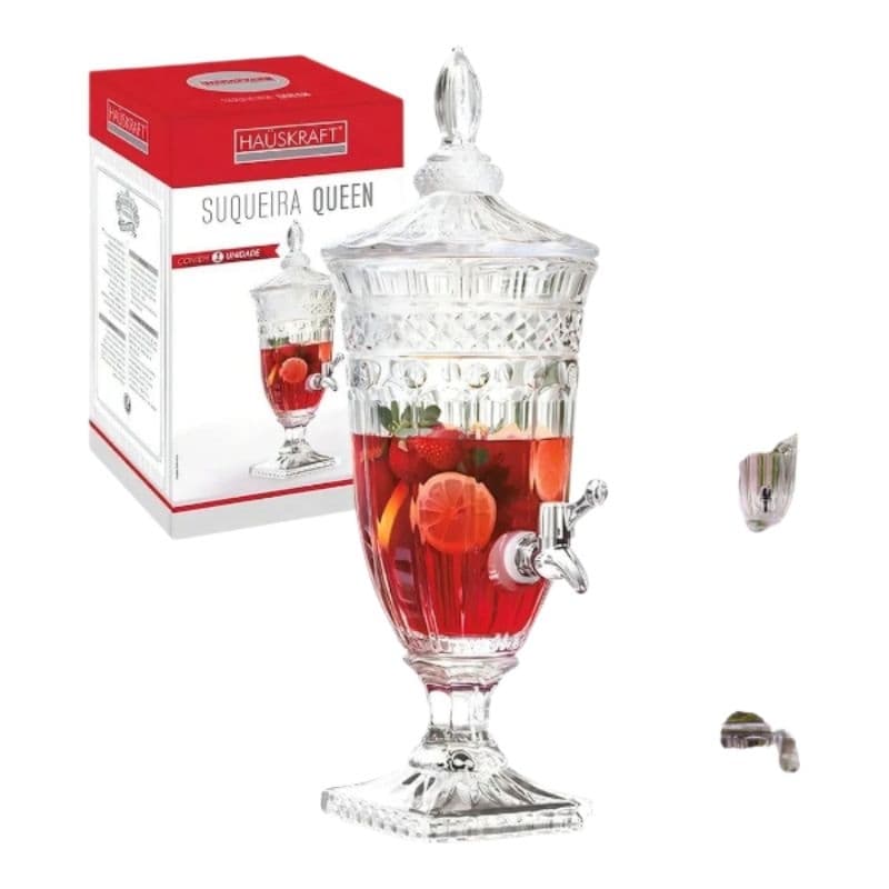 Suqueira de vidro 1,8L
