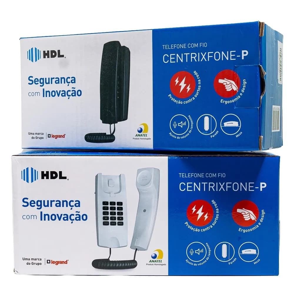 Telefone HDL CentrixFone P Branco fixo com fio