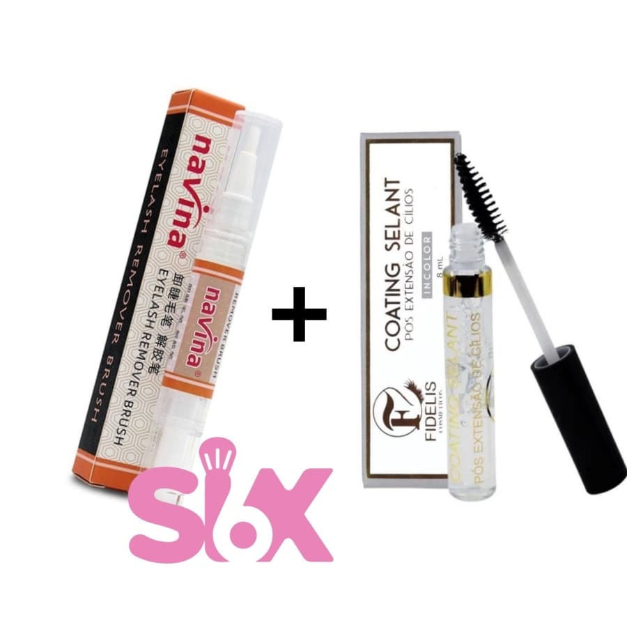 Caneta Navina Gel Removedor De Cola + Selante Pós Fio Lash Extensão De Cílios