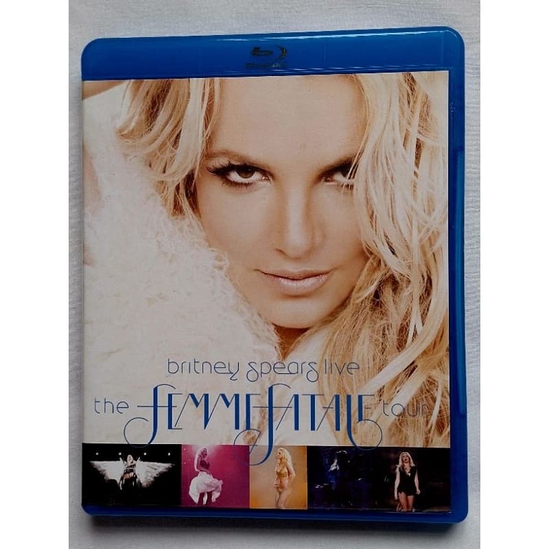 blu ray Britney Spears the femme fatale tour PRIMEIRA TIRAGEM AA