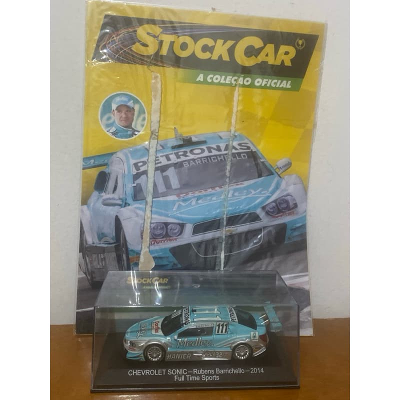 Stock Car: A Coleção Oficial - Fascículo + Miniatura: Chevrolet Sonic (2014) - Rubens Barrichello