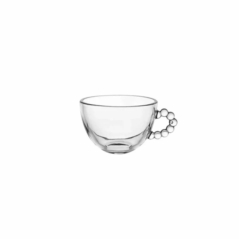 Xícaras de Café em Vidro 100ml Bubbly  - EM CASA TEM