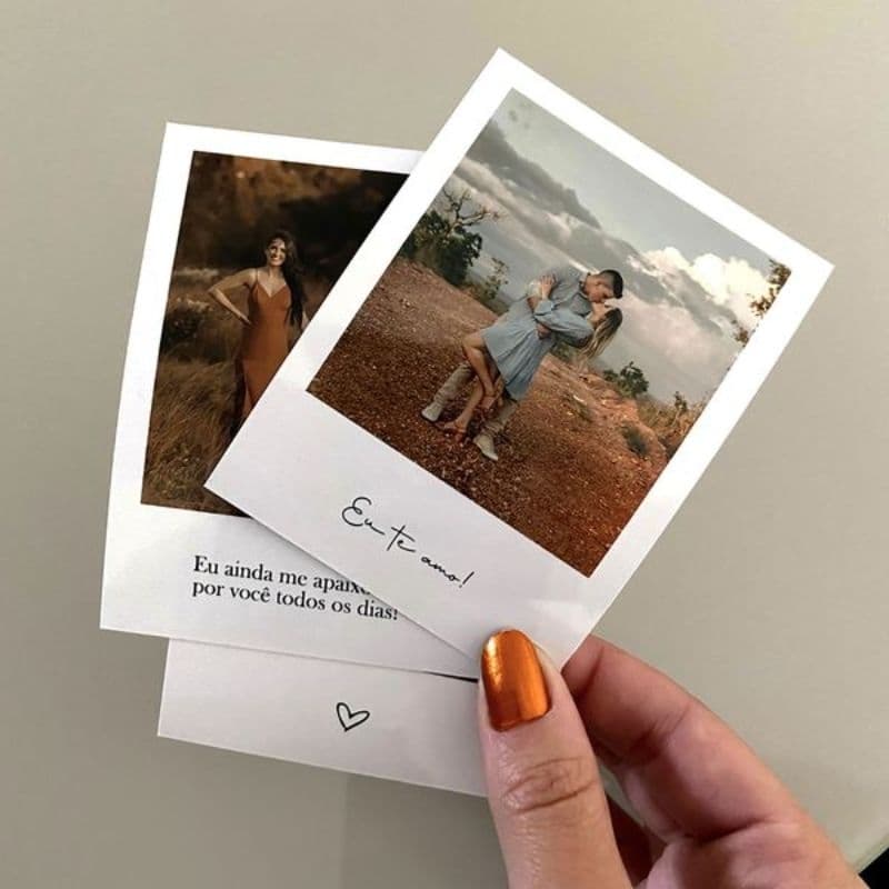 Mini Fotos com legenda | Kit de Mini fotos com legenda | Eternize os melhores momentos da sua vida