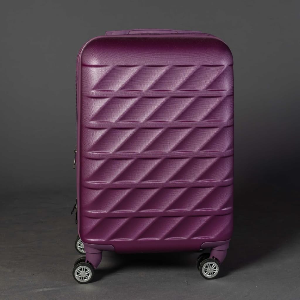 Mala Bordo Avião 10kg ANAC – 35x22x53cm, Cadeado, Rodinhas 360°, Leve e Compacta