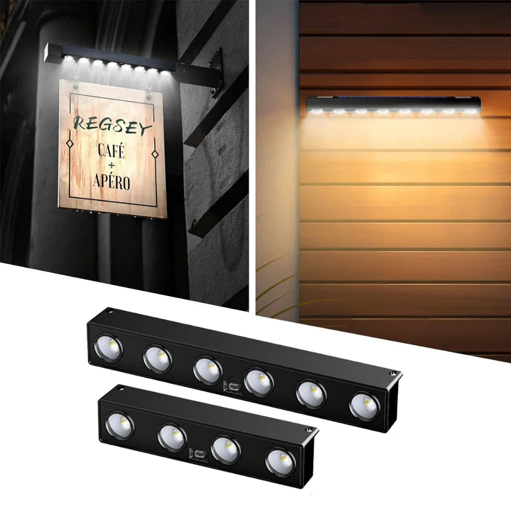 Luminária Solar Inteligente Led Com Sensor Luz Branca de Fachada Casa Jardim Automática