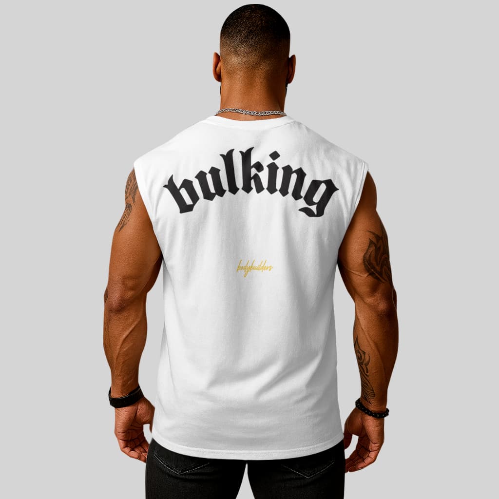 Regata Oversized Camiseta FLOW TRAP Bulking Bodybuilders Academia Treino Street