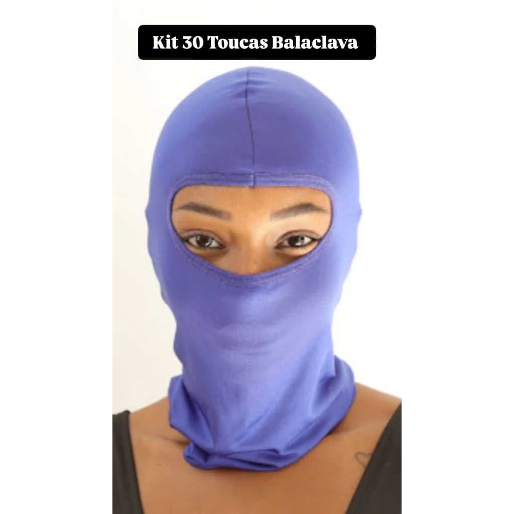 Kit 30 Toucas Ninja Balaclava Térmica